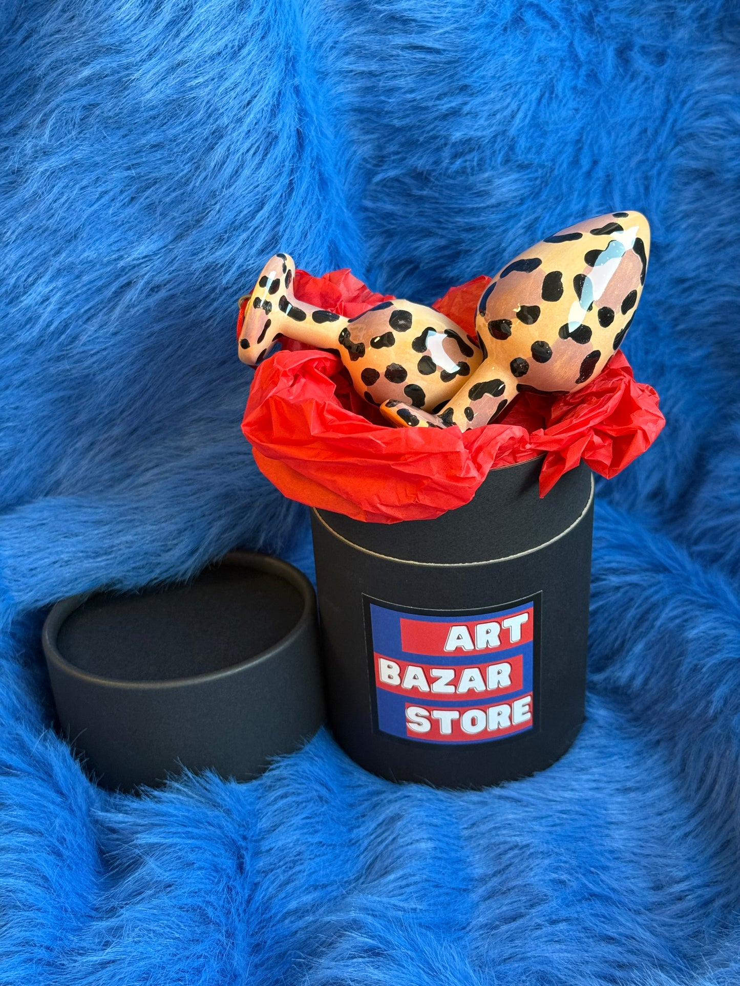 Christmas tree decoration “Plug” leopard