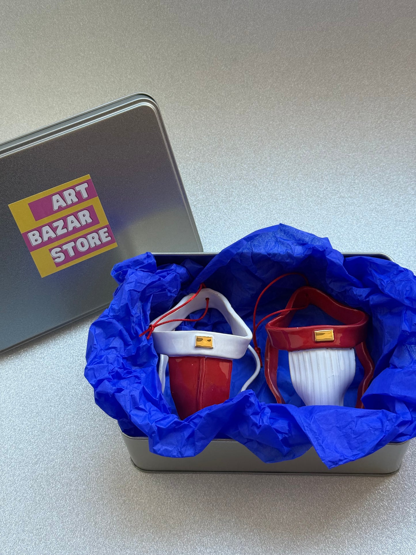 Christmas tree decoration «Jocks” red