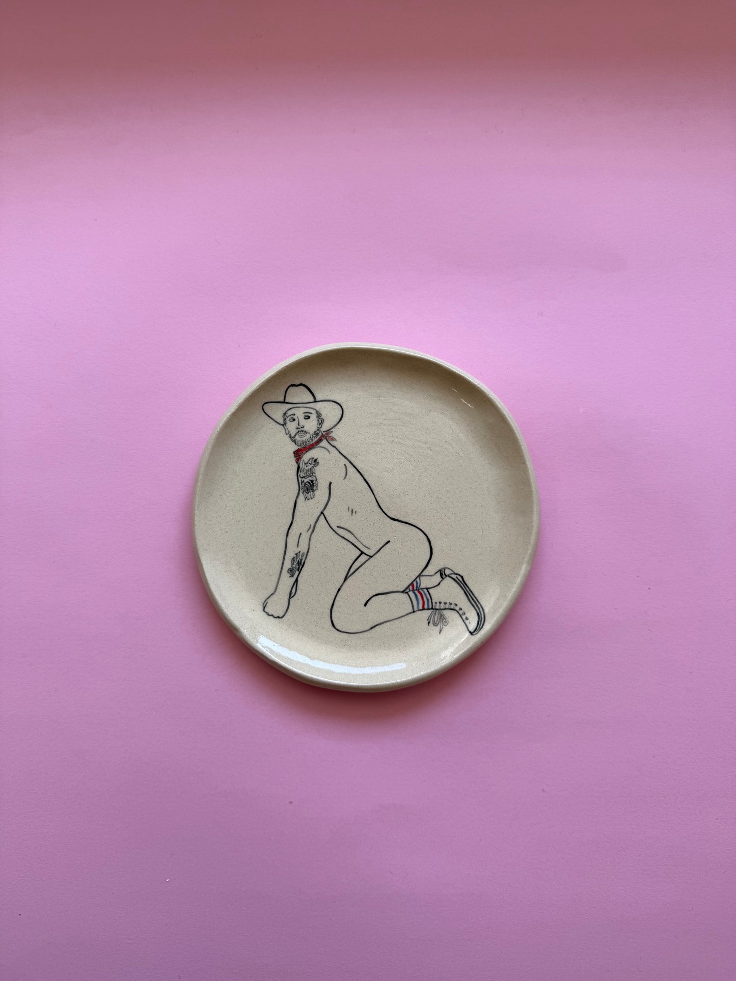 Plate mini “Cowboy”