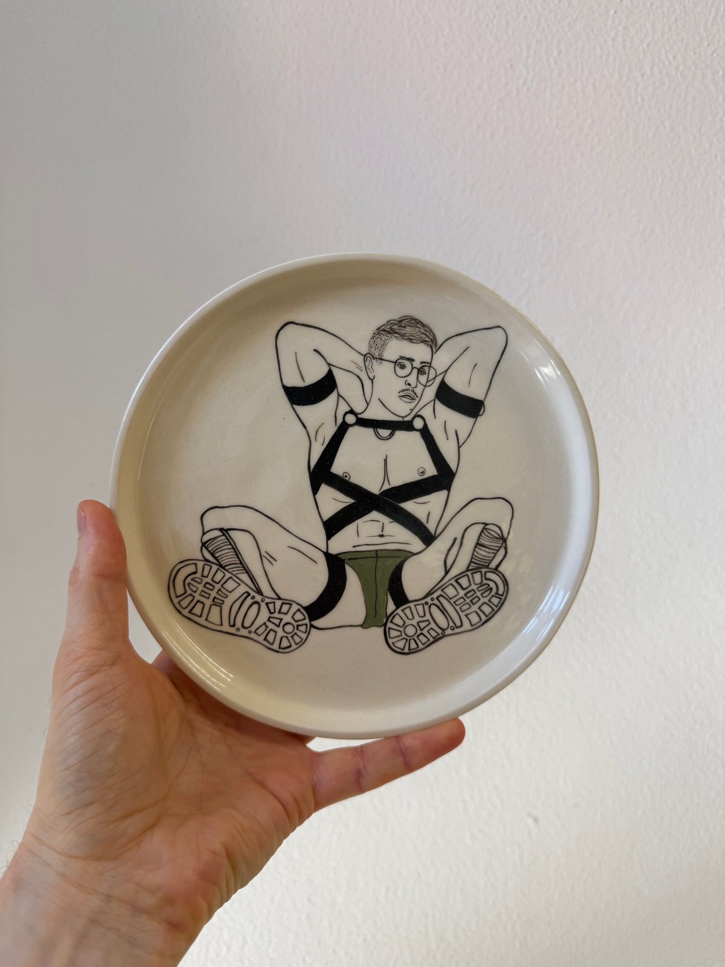 Decorative Ceramic Plate — Inspired by Rubbertwunk