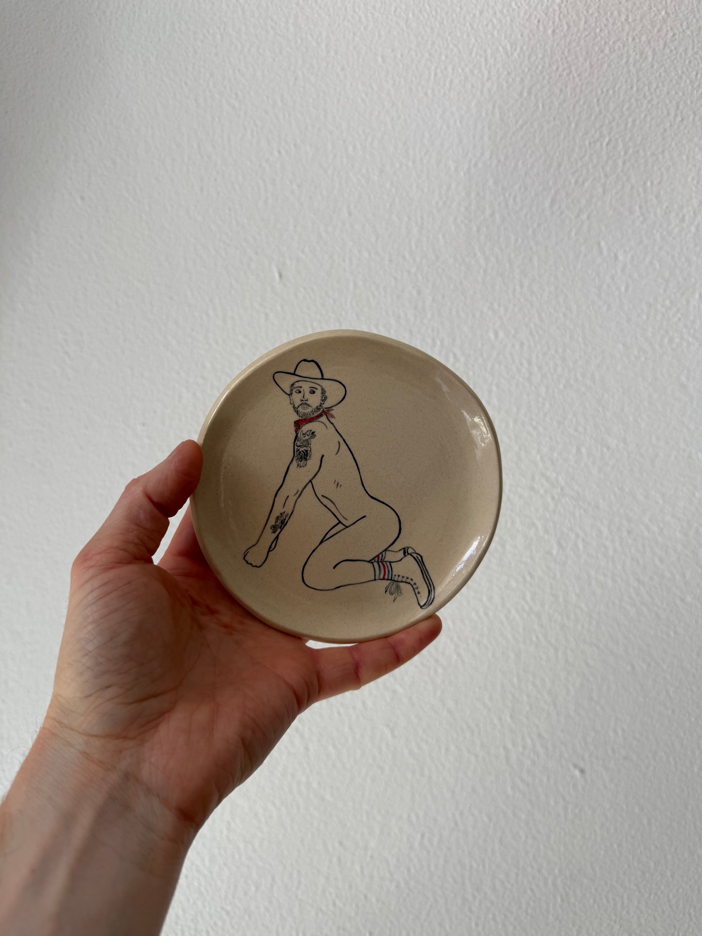 Plate mini “Cowboy”