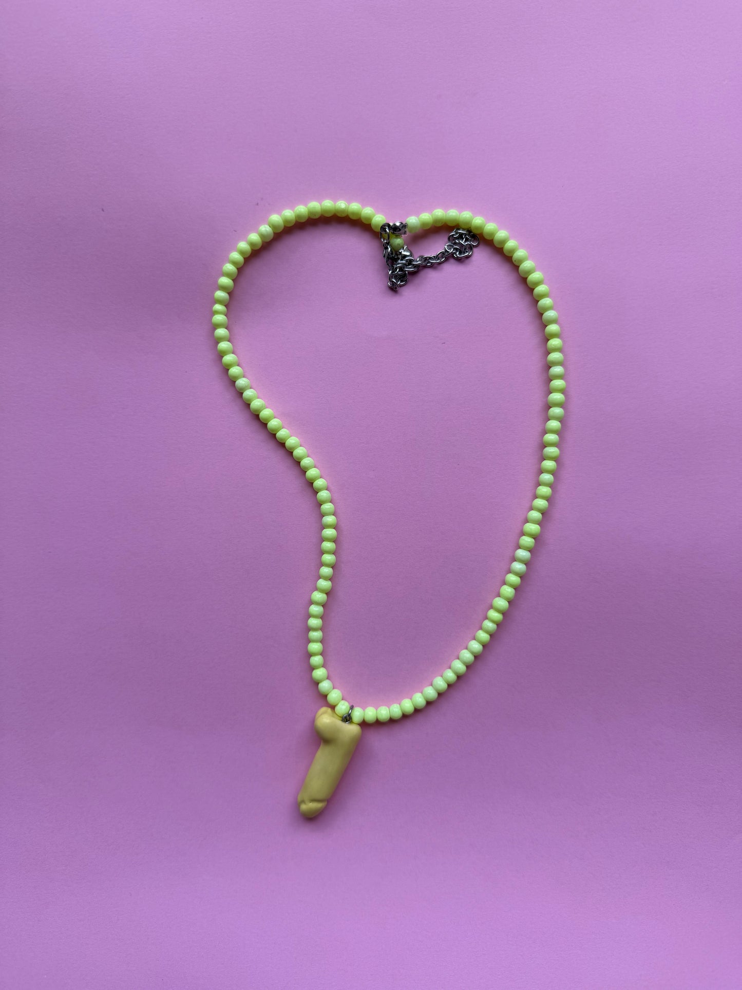 «Dick » necklace yellow