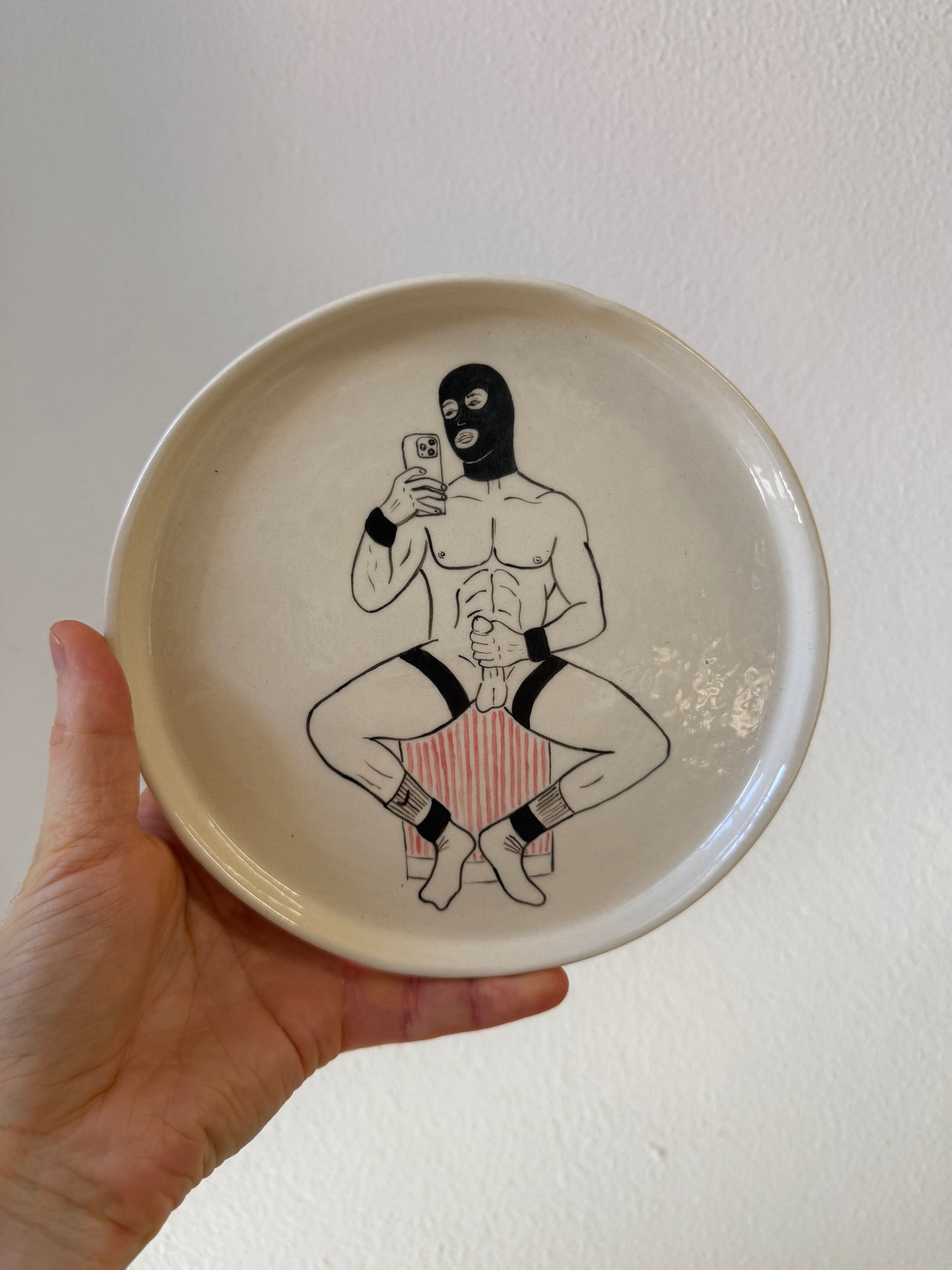 Decorative Ceramic Plate — Inspired by Rubbertwunk