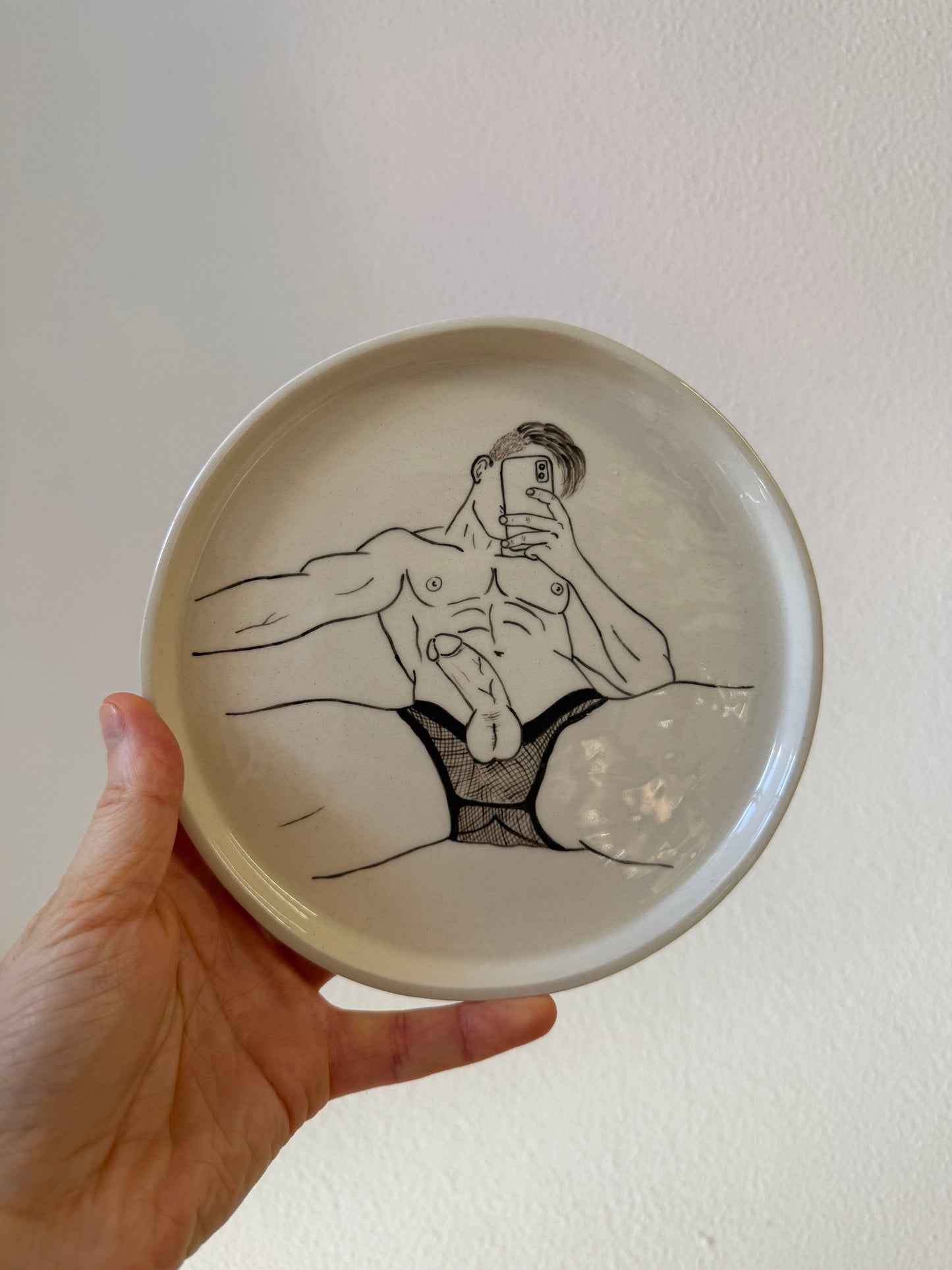 Decorative Ceramic Plate — Inspired by Rubbertwunk