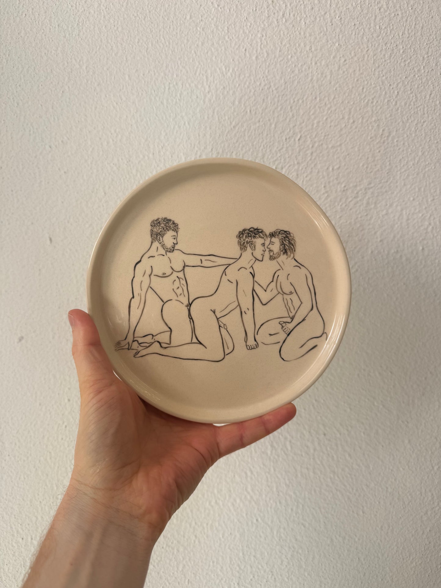 Ceramic Plate “Threesome”
