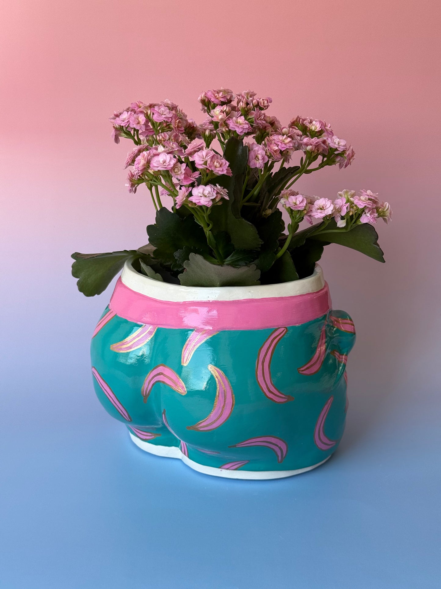 Pot/organizer «ADAM» banana pink
