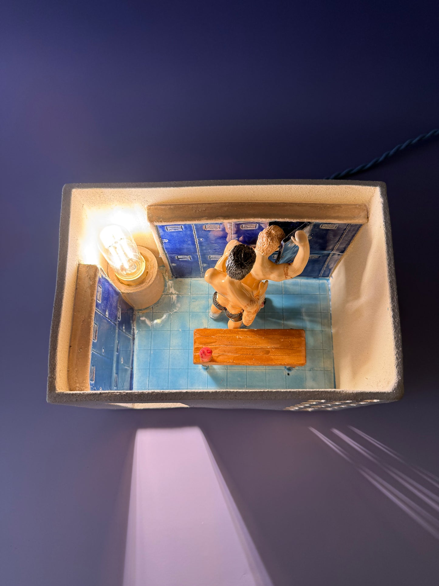 Lamp "Gym locker room»