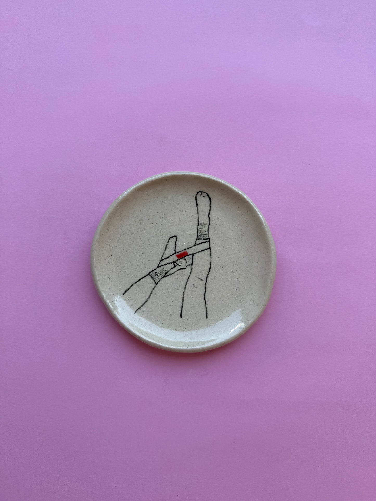 Mini plate «Legs up»