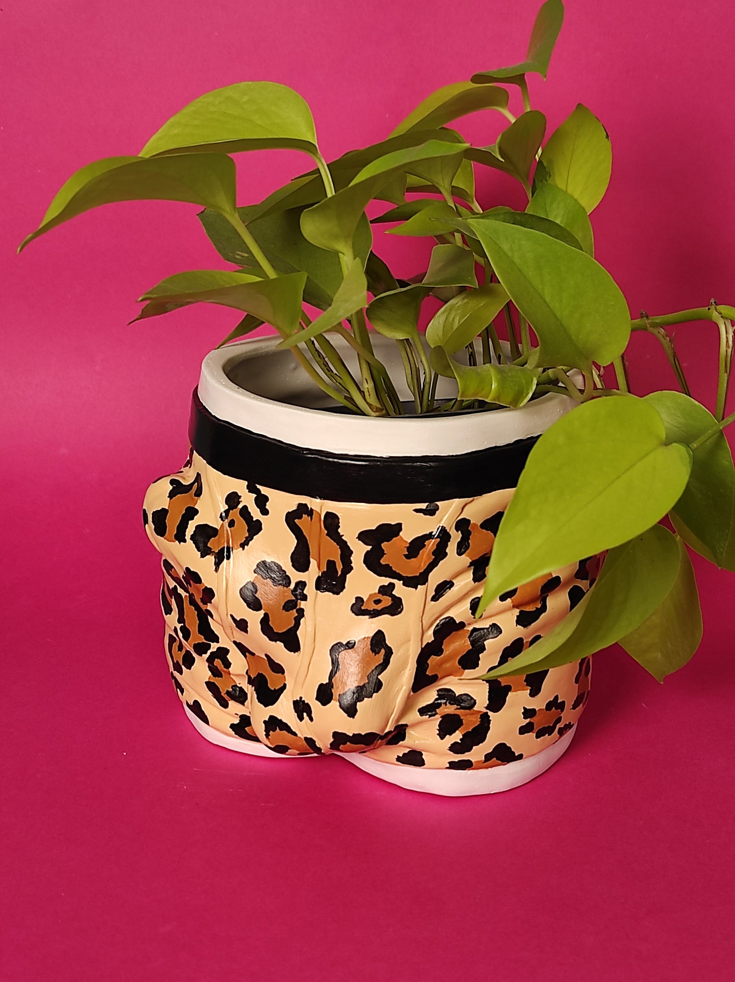 Pot/organizer «ADAM» leopard