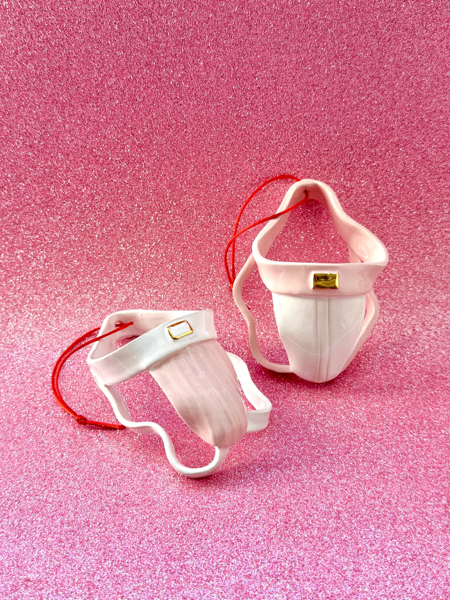 Christmas tree decoration “Jocks” pink