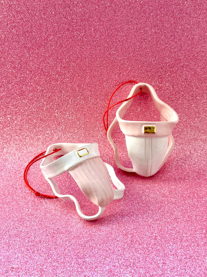 Christmas tree decoration “Jocks” pink