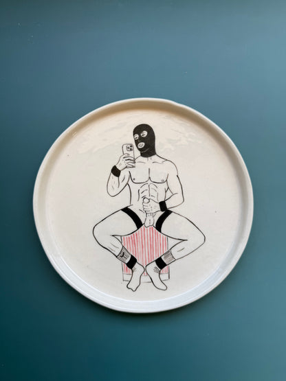 Decorative Ceramic Plate — Inspired by Rubbertwunk