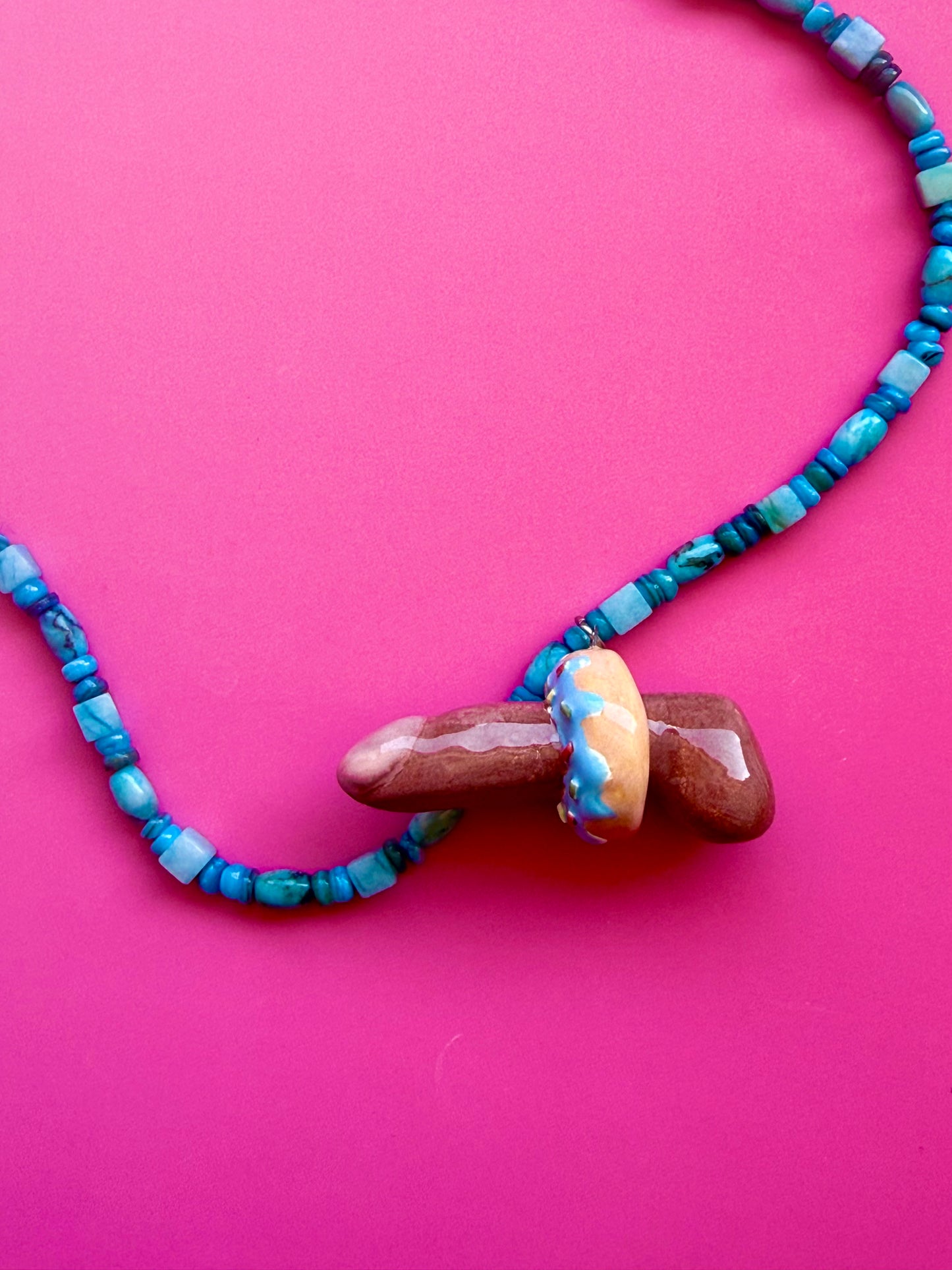 Ceramic “Donut Di*k” necklace #2