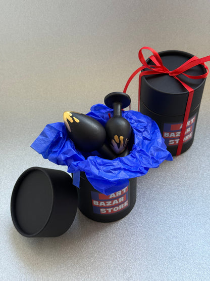 Christmas tree decoration “Plug” black