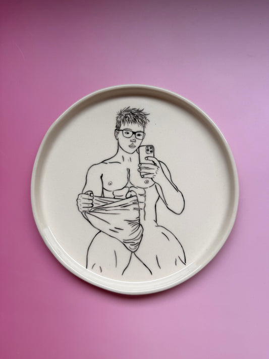 Plate "Selfie"