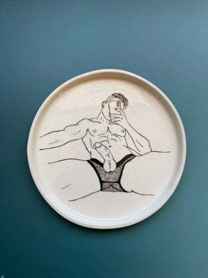 Decorative Ceramic Plate — Inspired by Rubbertwunk