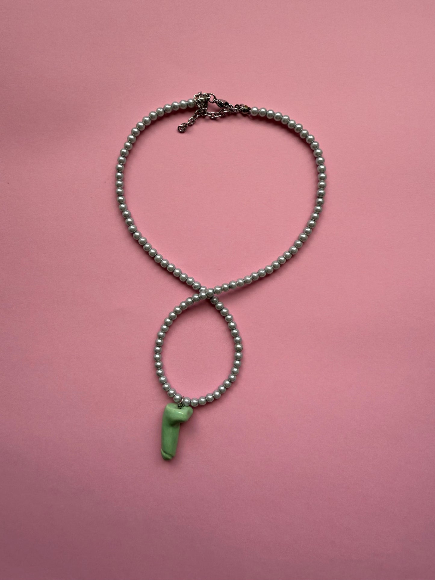 «Dick» necklace green