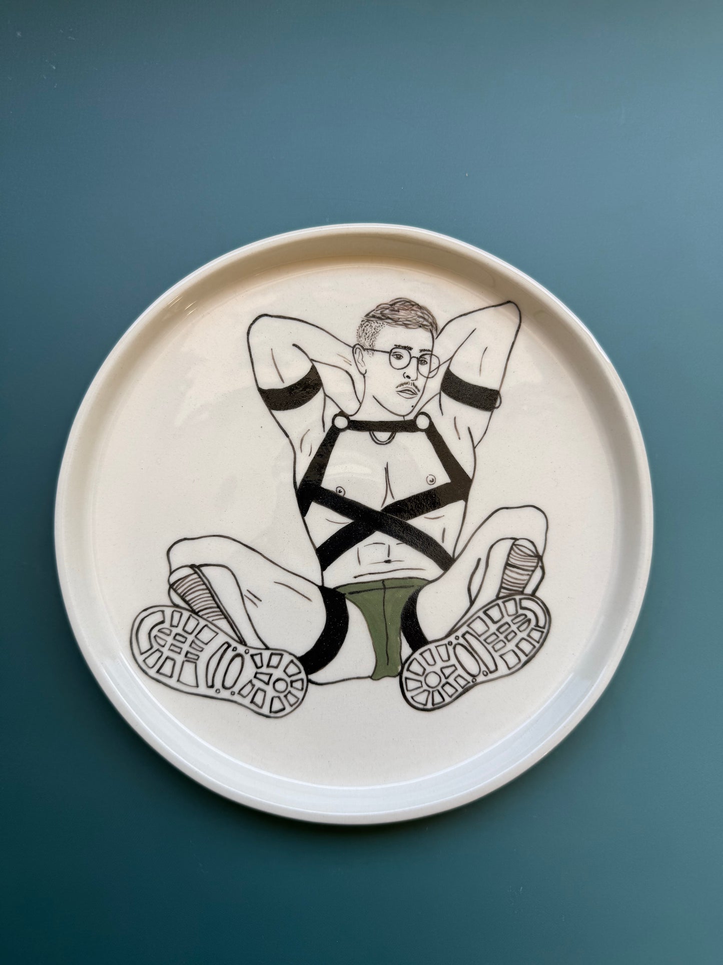 Decorative Ceramic Plate — Inspired by Rubbertwunk
