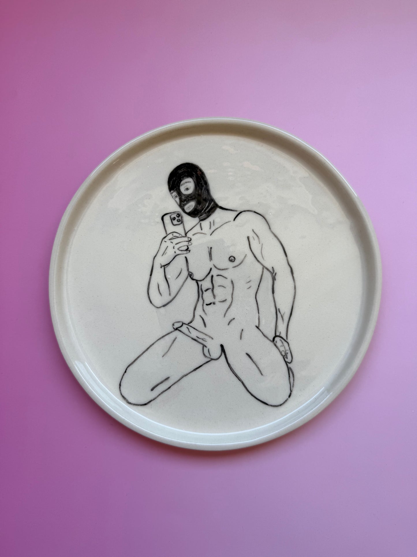 Ceramic Plate “Selfie”