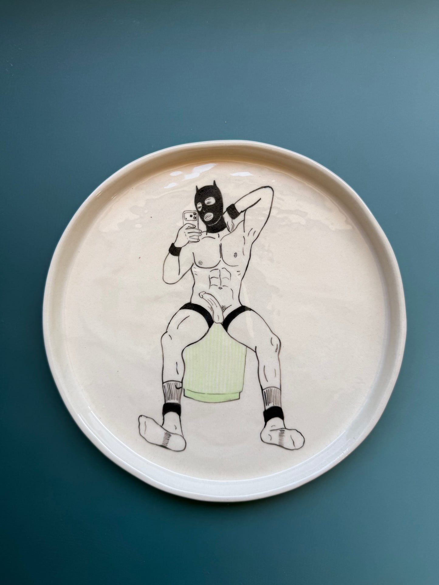 Decorative Ceramic Plate — Inspired by Rubbertwunk