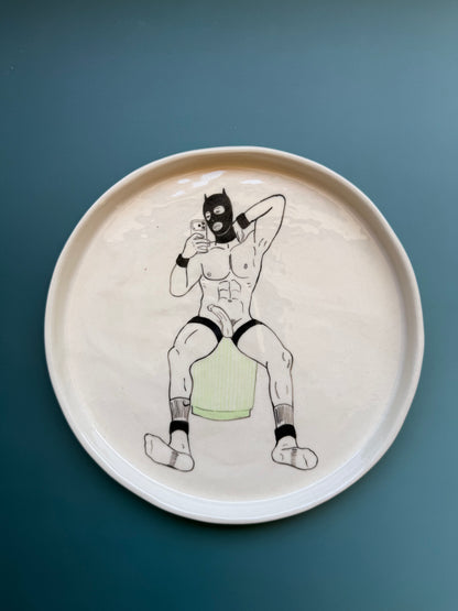 Decorative Ceramic Plate — Inspired by Rubbertwunk