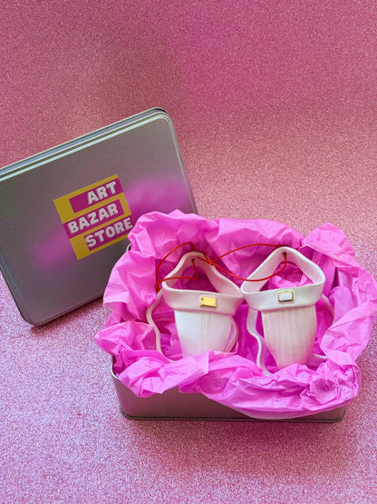 Christmas tree decoration “Jocks” pink