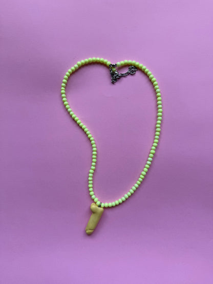 «Dick » necklace yellow