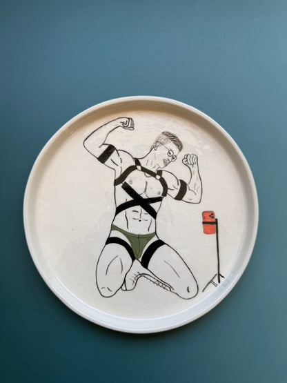 Decorative Ceramic Plate — Inspired by Rubbertwunk