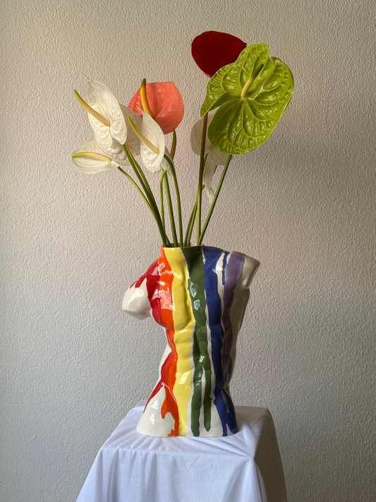 Pre-order. Ceramic Vase “Apollo” – Rainbow