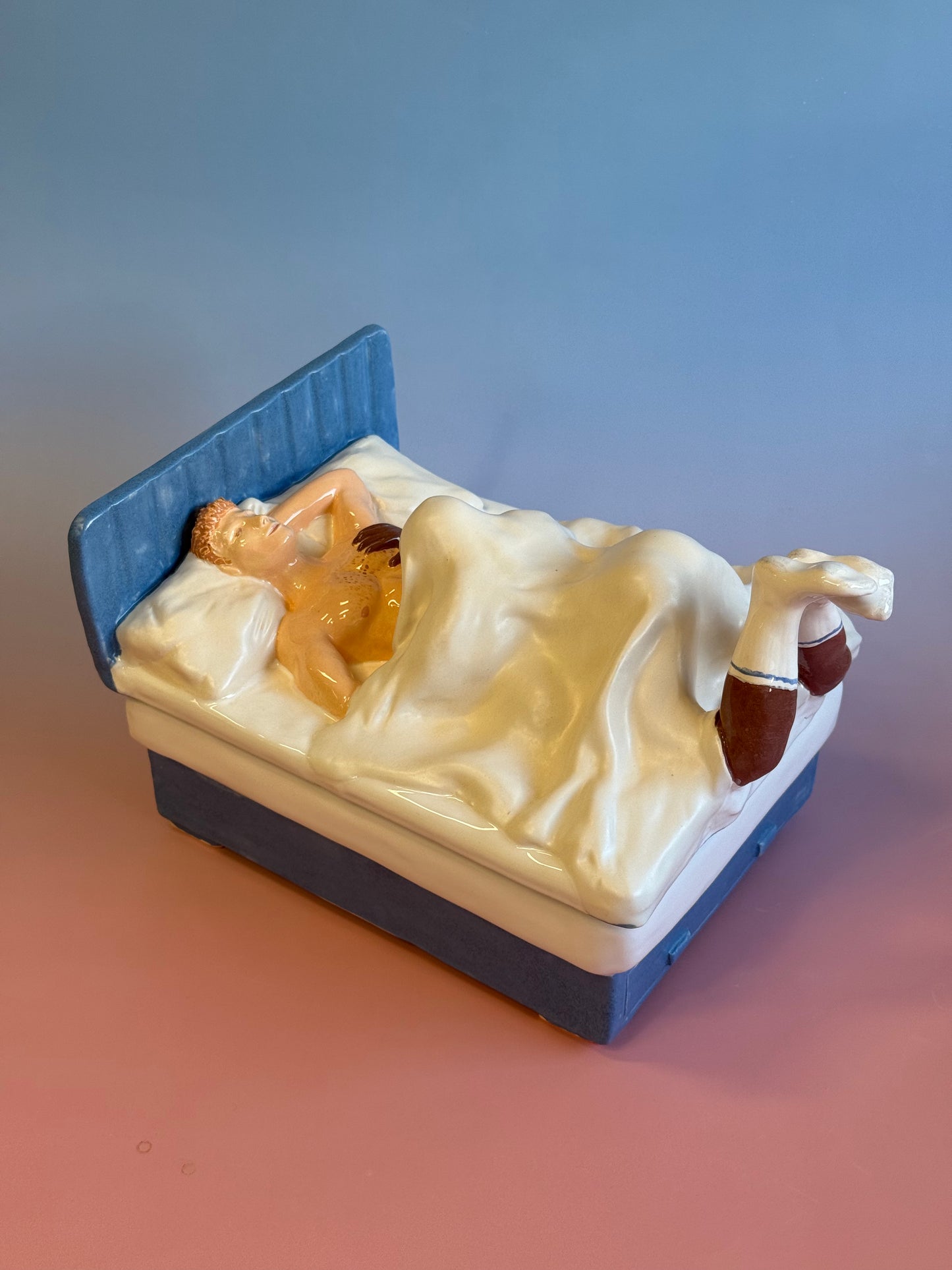 Ceramic Jewelry Box “A Pleasant Moment” # 1