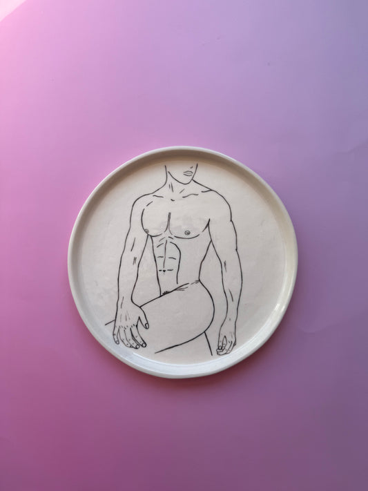 Ceramic Plate “Pose” #3