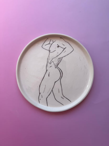 Ceramic Plate «Pose» #1