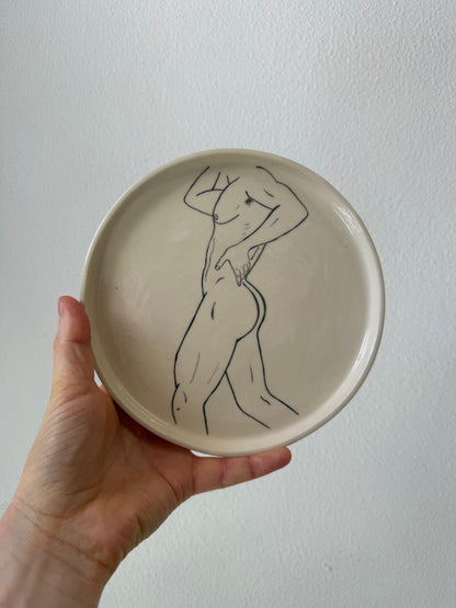 Ceramic Plate «Pose» #1