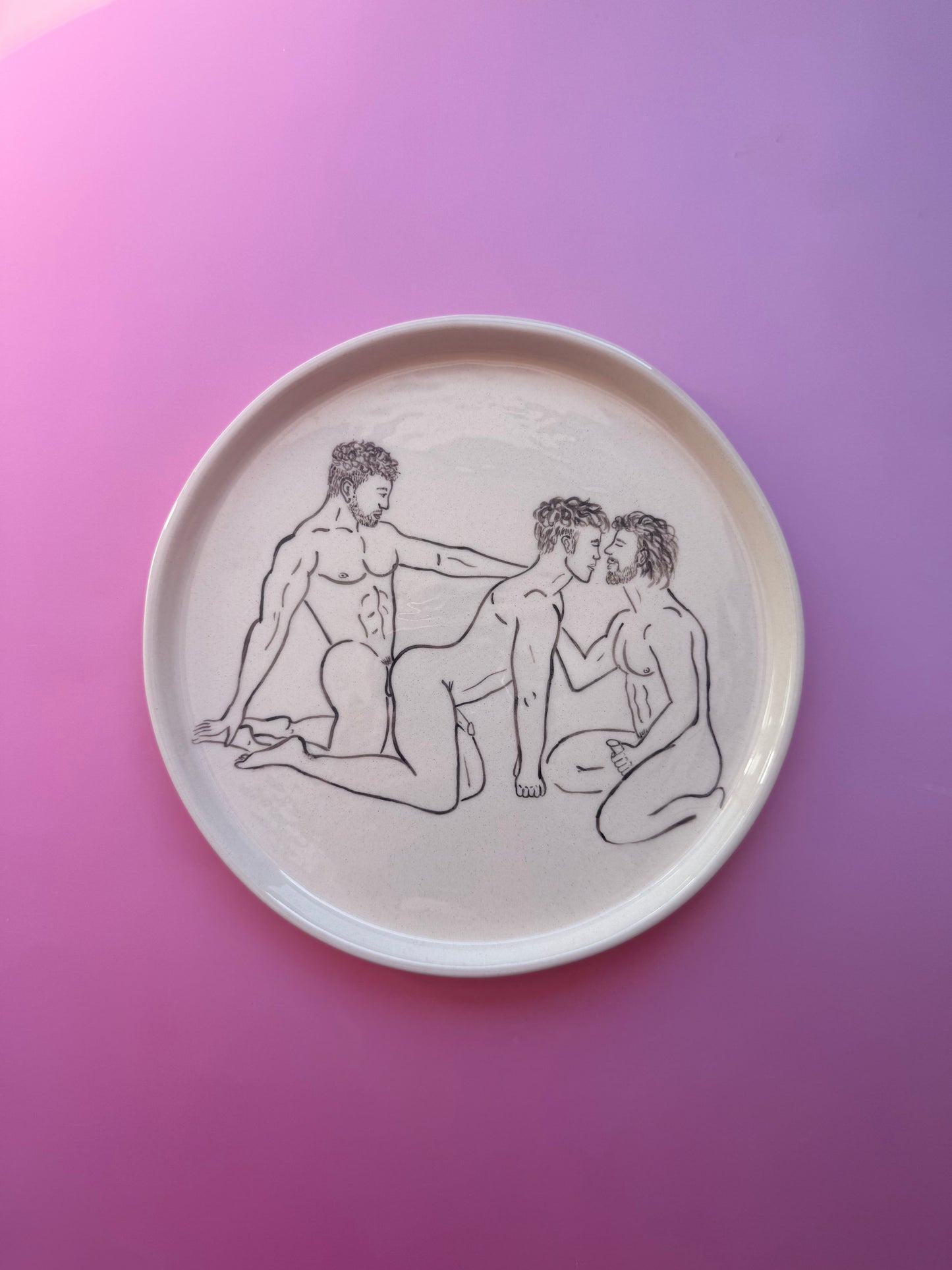 Ceramic Plate “Threesome”