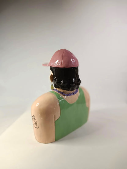 Vase «The boy in a pink cap»