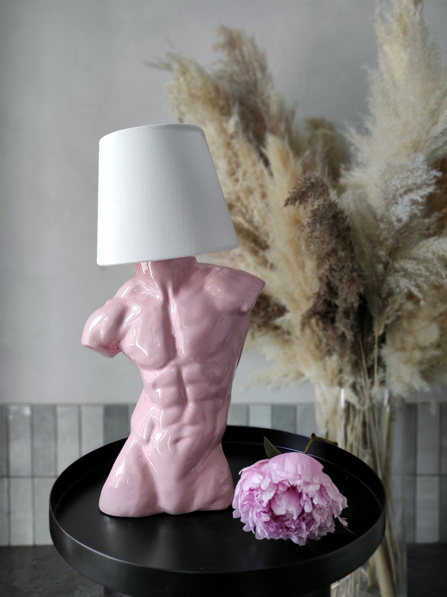 Lamp «Apollo» pink