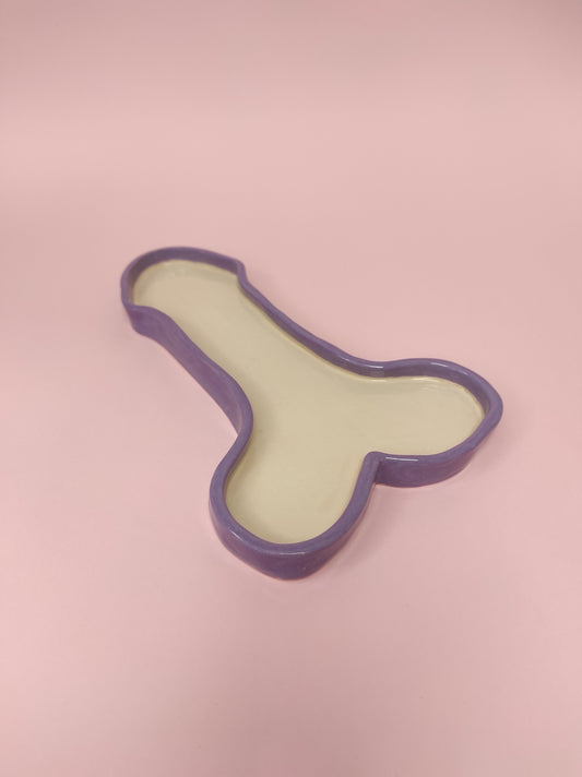 Penis plate (purple) S