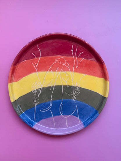 Decorative plate “love is love” Pride collection 🌈