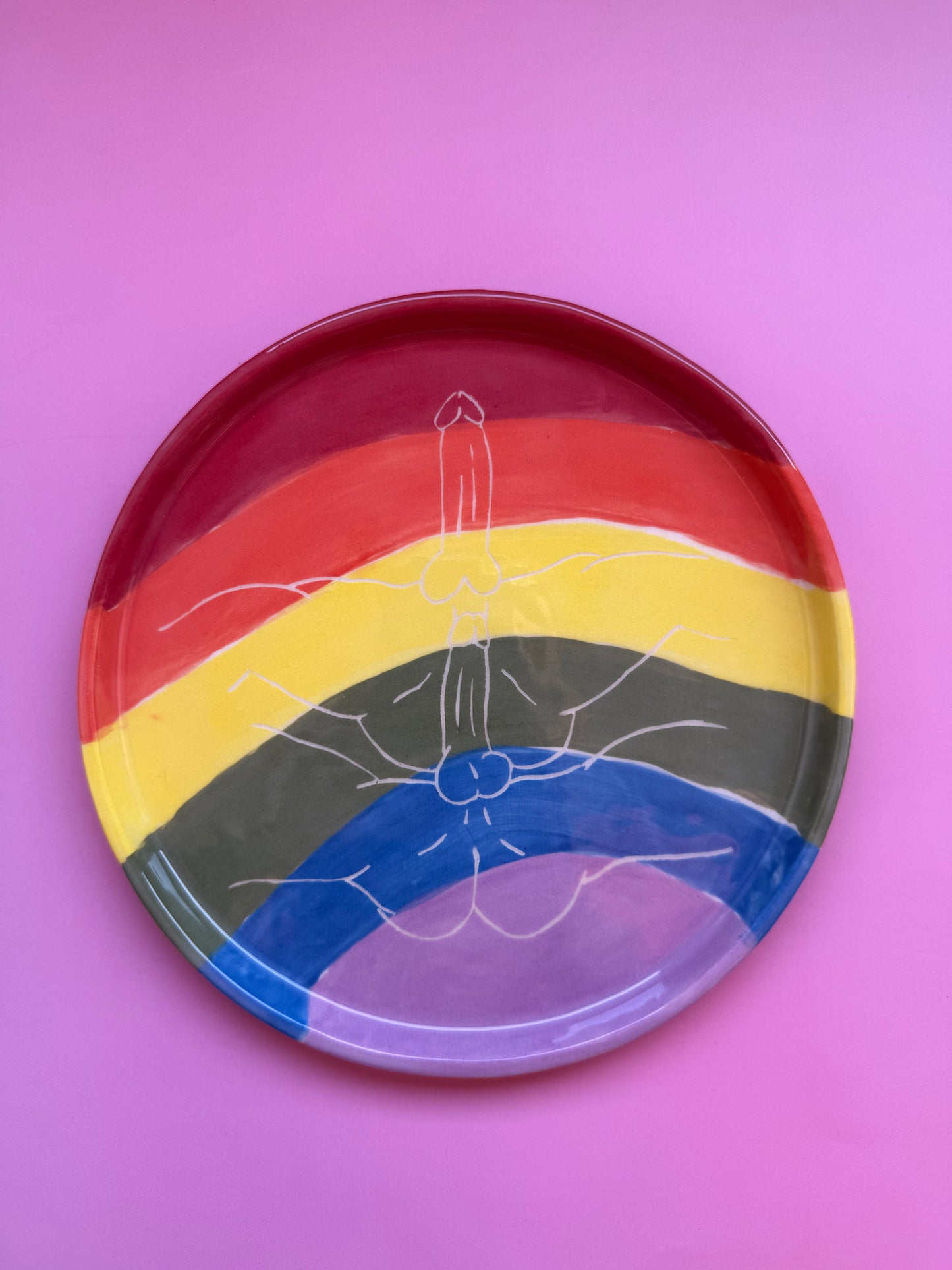 Ceramic Decorative plate “Pride collection “