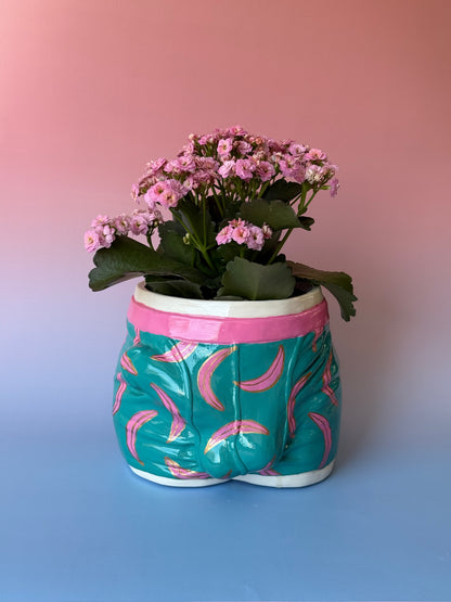 Pot/organizer «ADAM» banana pink
