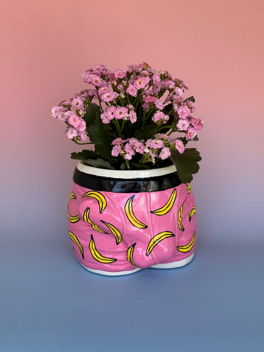 Pot/organizer «ADAM» bananas yellow