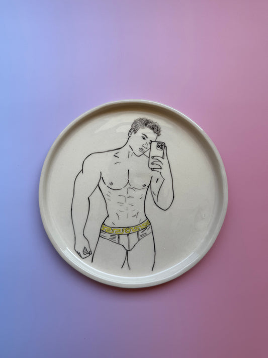 Plate "Selfie"