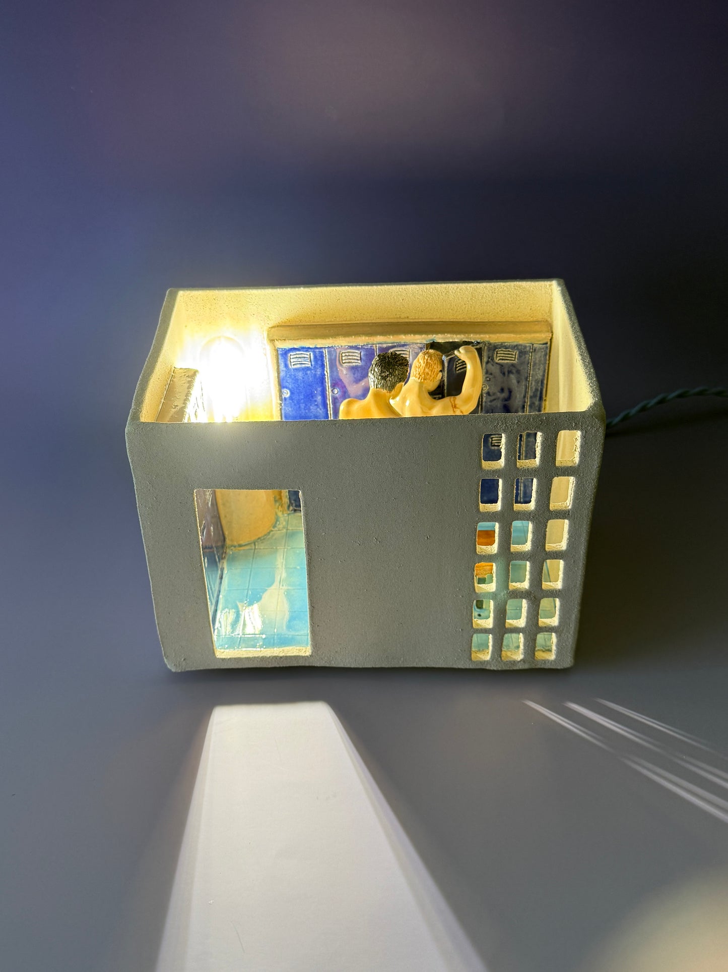 Lamp "Gym locker room»