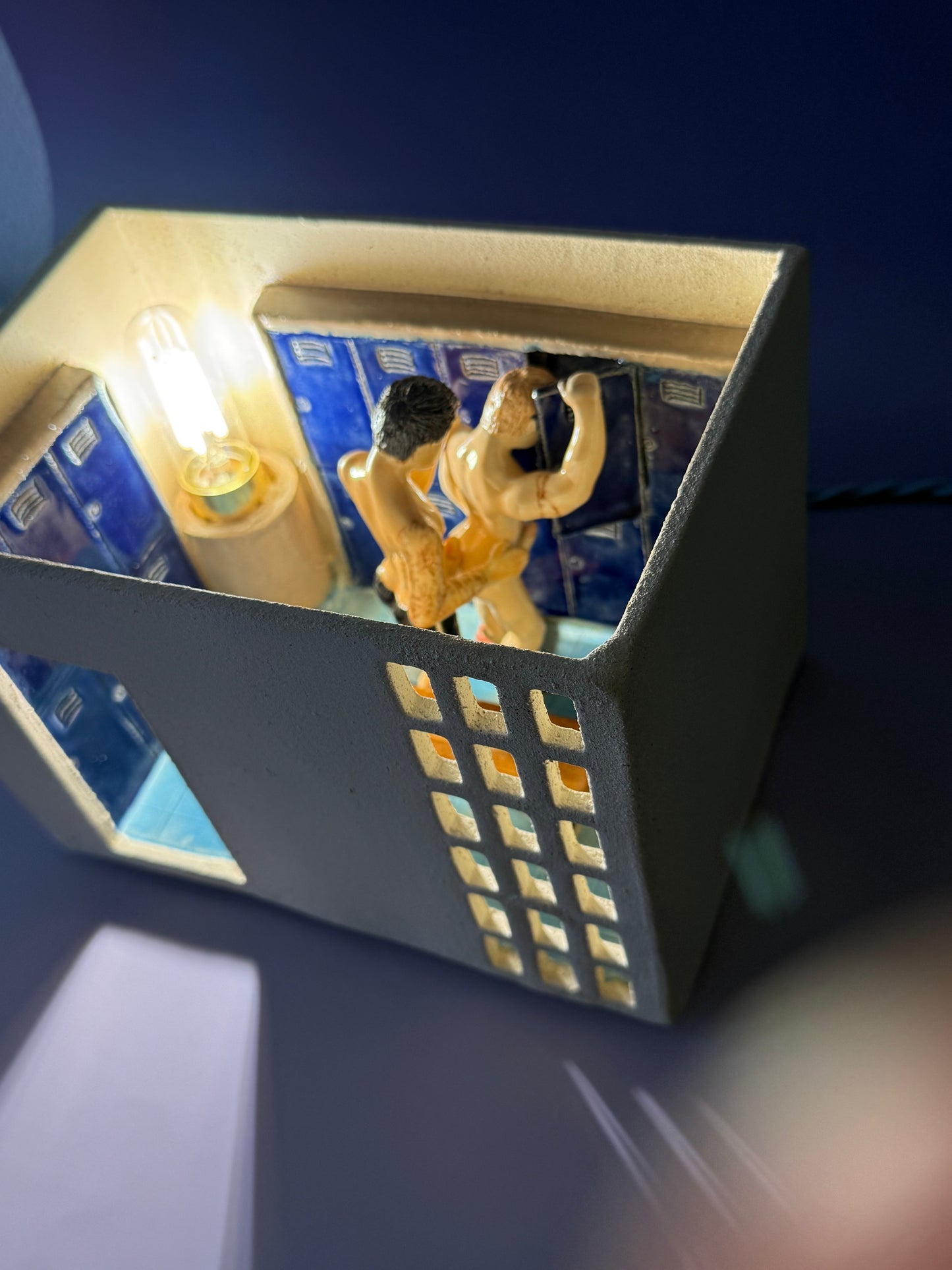 Lamp "Gym locker room»