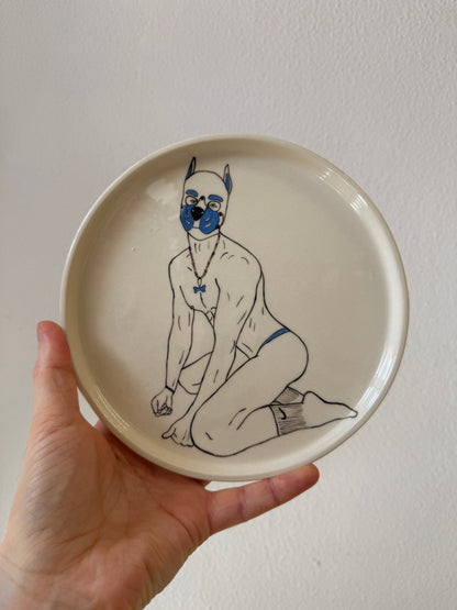 Decorative plate “Puppy “