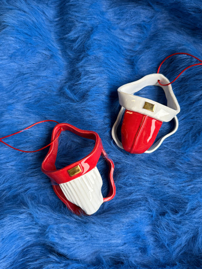 Christmas tree decoration «Jocks” red