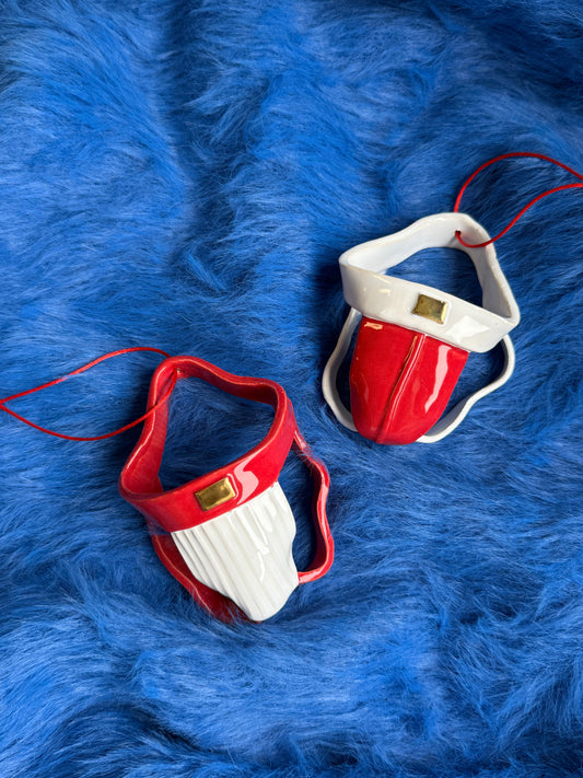 Christmas tree decoration «Jocks” red