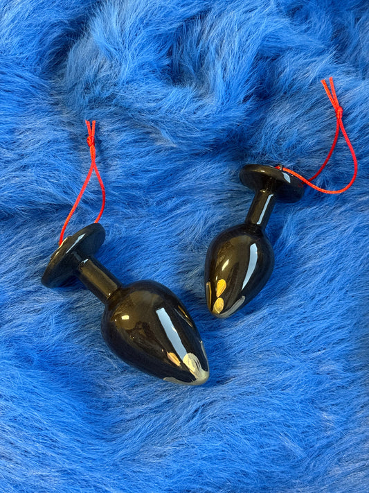 Christmas tree decoration “Plug” black