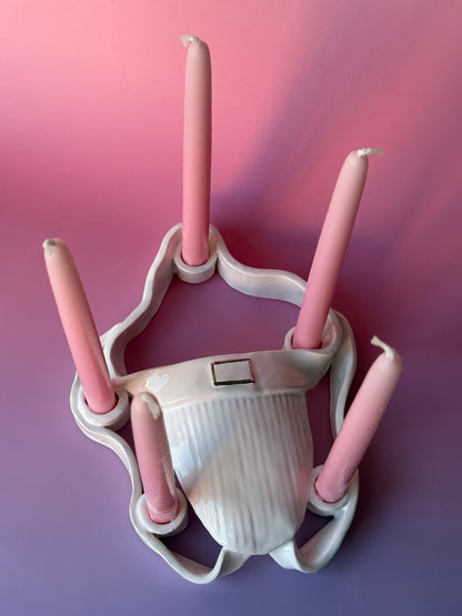 Pre-order “Jockstrap” Candle Holder