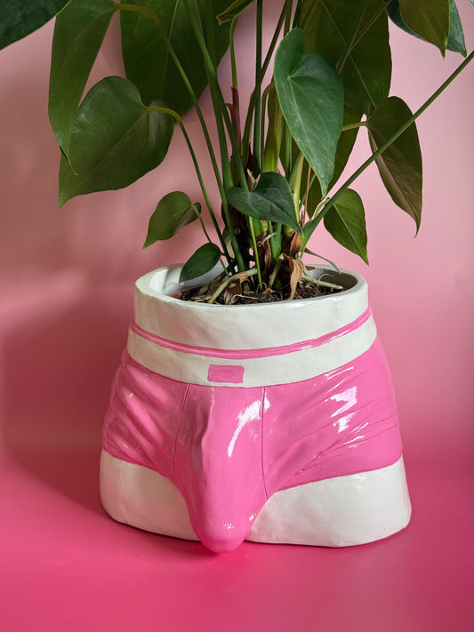 Planter “Boxers” pink